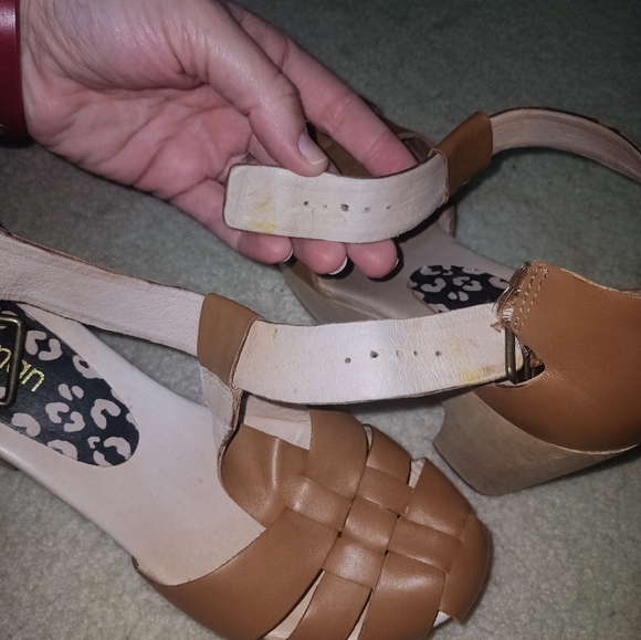 GORMAN Brown Clog Sandal Heels Size 40 - Picture 6 of 11